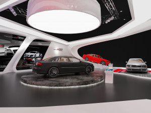 exhibition audi Model 3D