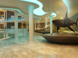 museum interior 3D मॉडल