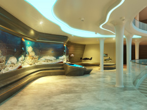 museum interior 3D मॉडल