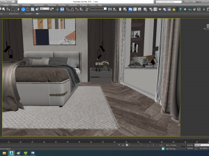 bedroom interior Model 3D