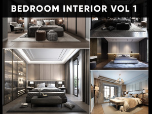 bedroom interior vol 1 3D Model