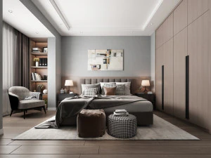bedroom interior vol 1 3D Model