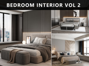 bedroom interior vol 2 3D Model