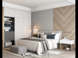 bedroom interior vol 2 3D Model
