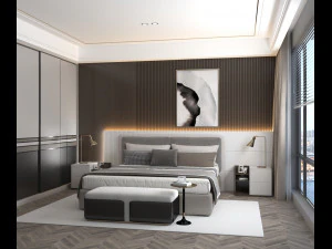 bedroom interior vol 2 3D Model