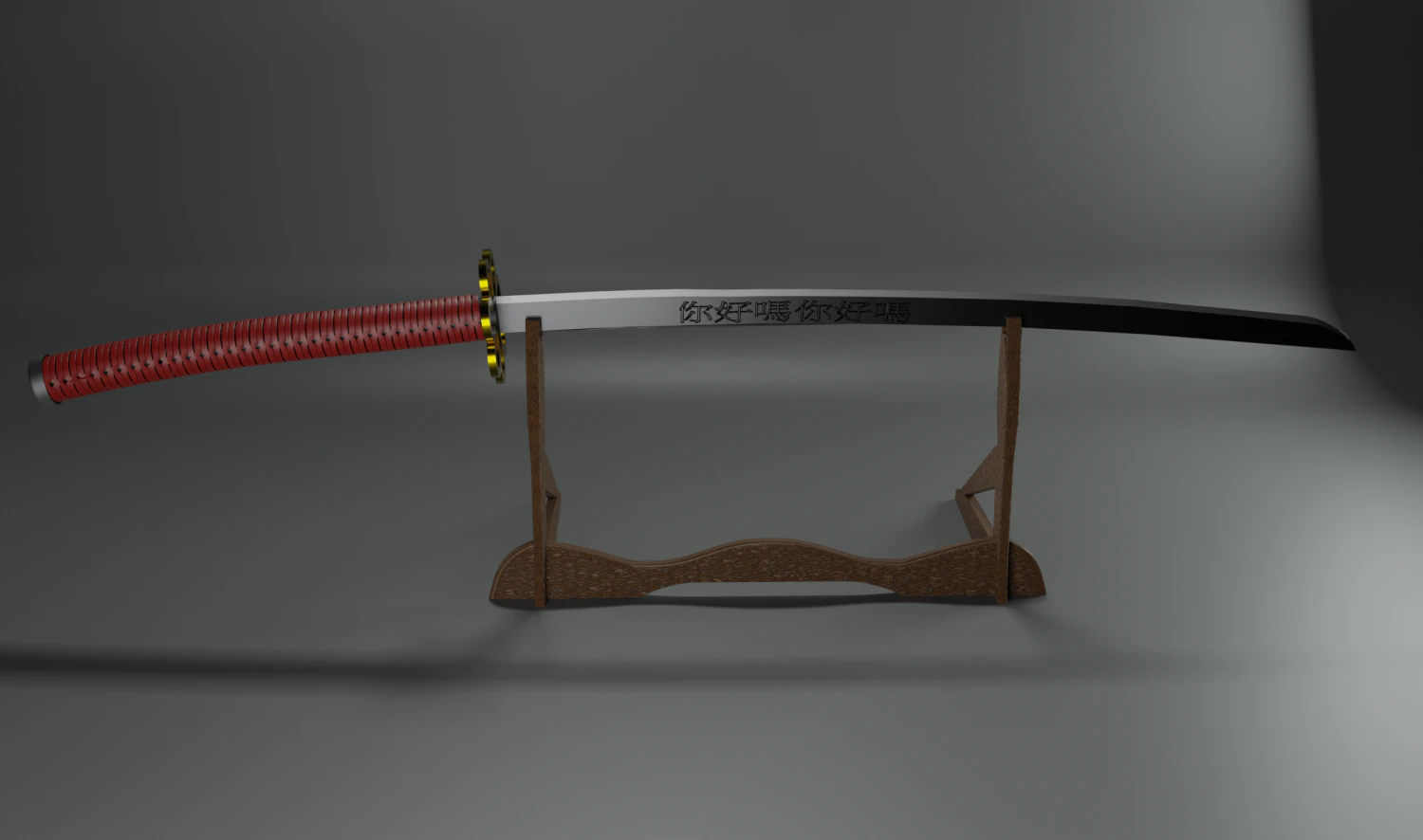 katana 3D Model .c4d .max .obj .3ds .fbx .stl .blend 