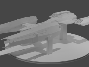 spaceship for 3d printing 3D 모델
