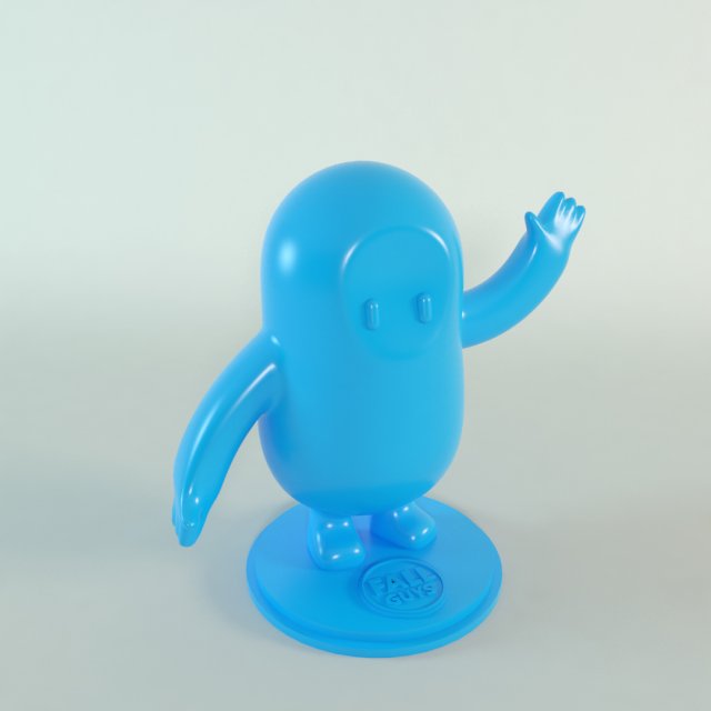 fall guys 3Dプリントモデル .c4d .max .obj .3ds .fbx .stl .blend 