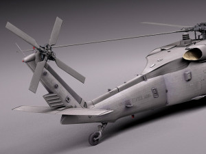 Sikorsky uh-60a black hawk 3D Модель