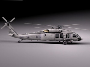 Sikorsky uh-60a black hawk 3D Модель