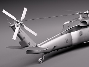 Sikorsky uh-60a black hawk 3D Модель