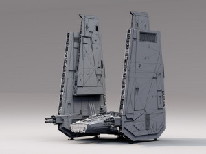 Star wars command shuttle Model 3D