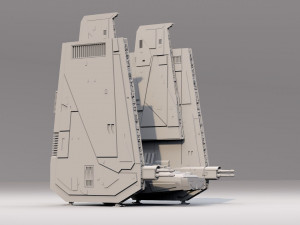 Star wars command shuttle 3D Model
