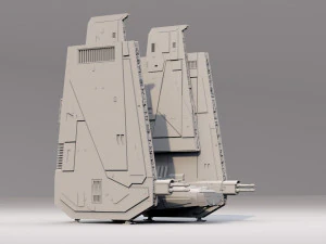 Star wars command shuttle 3D Model