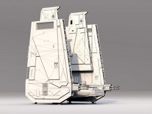 Star wars command shuttle 3D Model