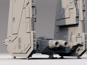 Star wars command shuttle 3D Model
