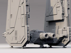 Star wars command shuttle 3D Model