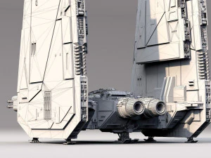 Star wars command shuttle 3D Model