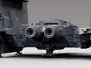 Star wars command shuttle 3D Model