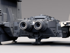 Star wars command shuttle 3D Model