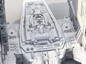Star wars command shuttle 3D Model