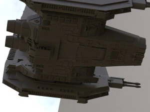 Star wars command shuttle 3D Model