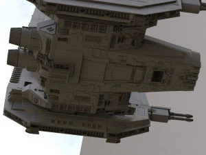 Star wars command shuttle 3D Model