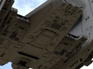 Star wars command shuttle 3D Model