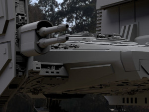 Star wars command shuttle 3D Model