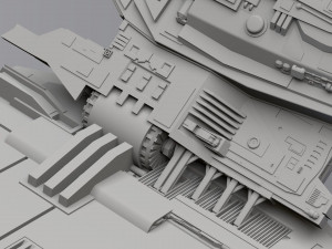 Star wars command shuttle 3D Model