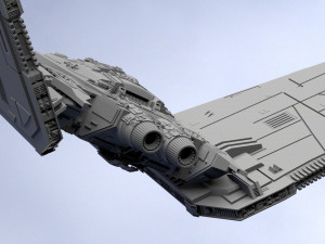 Star wars command shuttle 3D Model