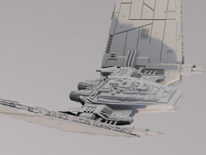 Star wars command shuttle 3D Model