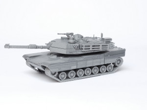 M1 abrams tank detailed model kit 3d print model 3D मॉडल