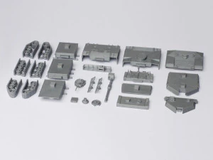 M1 abrams tank detailed model kit 3d print model 3D Model