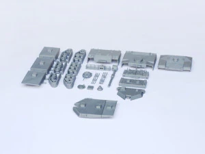 M1 abrams tank detailed model kit 3d print model 3D Model