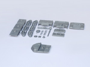 M1 abrams tank detailed model kit 3d print model 3D Модель