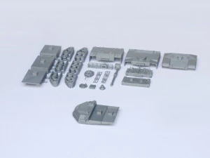 M1 abrams tank detailed model kit 3d print model 3D Model