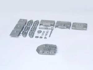 M1 abrams tank detailed model kit 3d print model 3D Model
