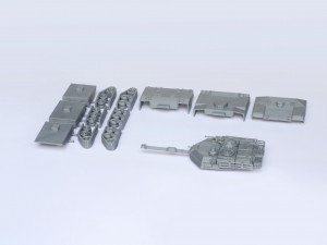 M1 abrams tank detailed model kit 3d print model 3D Модель