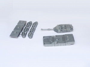 M1 abrams tank detailed model kit 3d print model 3D Модель