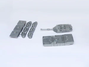 M1 abrams tank detailed model kit 3d print model 3D Model