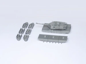 M1 abrams tank detailed model kit 3d print model 3D Model