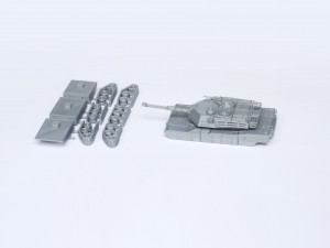 M1 abrams tank detailed model kit 3d print model 3D Модель