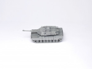 M1 abrams tank detailed model kit 3d print model 3D Модель