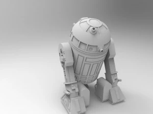 Modelo de impresión 3D del robot R2-d2 Modelo 3D