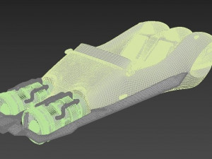 Star wars anakin speeder 3d print model 3D Model
