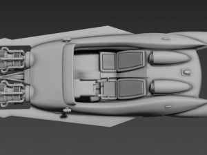 Star wars anakin speeder 3d print model 3D Model