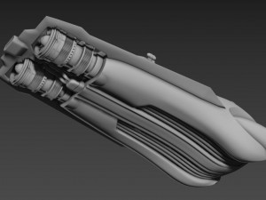 Star wars anakin speeder 3d print model 3D Model