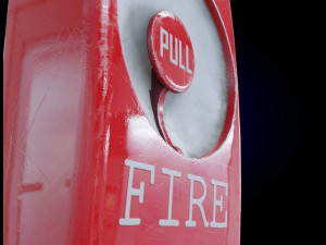 Fire alarm bell 3D 模型
