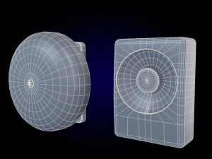Fire alarm bell 3D 模型